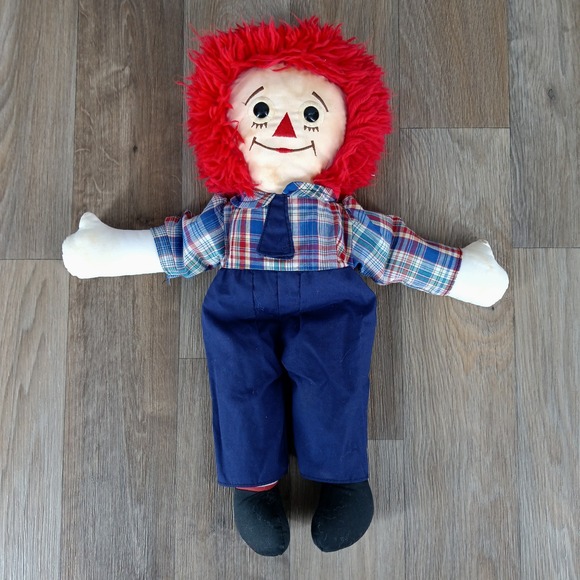 Vtg 1991 Raggedy Andy Doll Sailor Hat Plush Toy Collectible 17" Johnny‎ Gruelle - Picture 1 of 7